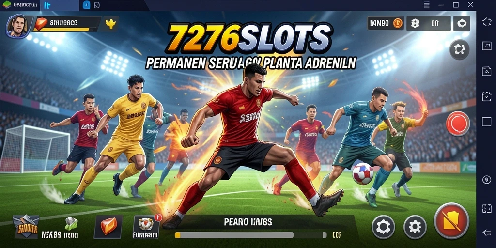 Gameplay menarik di 7276SLOTS dengan tema olahraga yang dinamis.