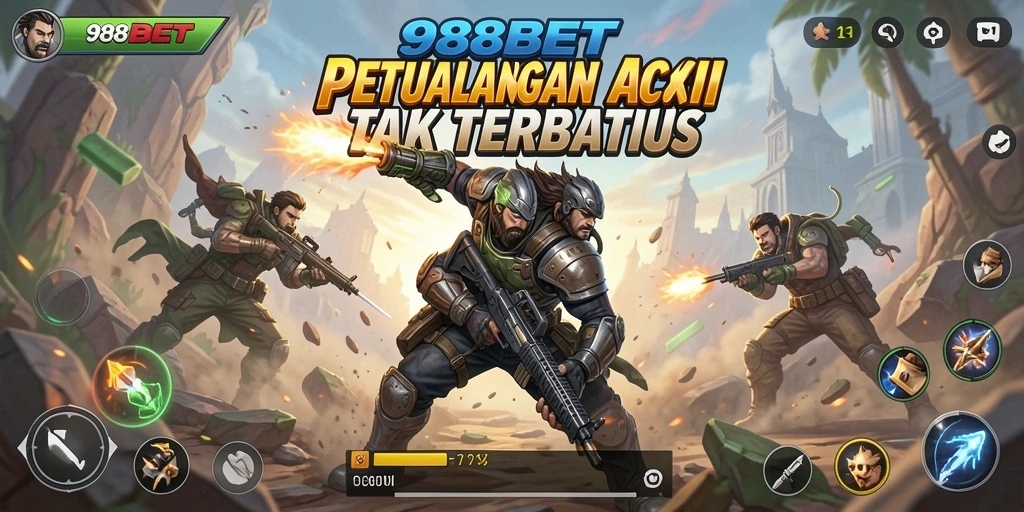 Tangkapan layar menunjukkan karakter beraksi dalam pertempuran seru.