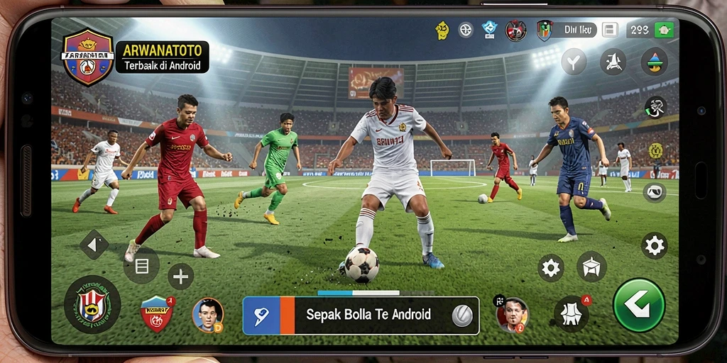 Menampilkan gameplay sepak bola yang mendebarkan dan grafis menawan.