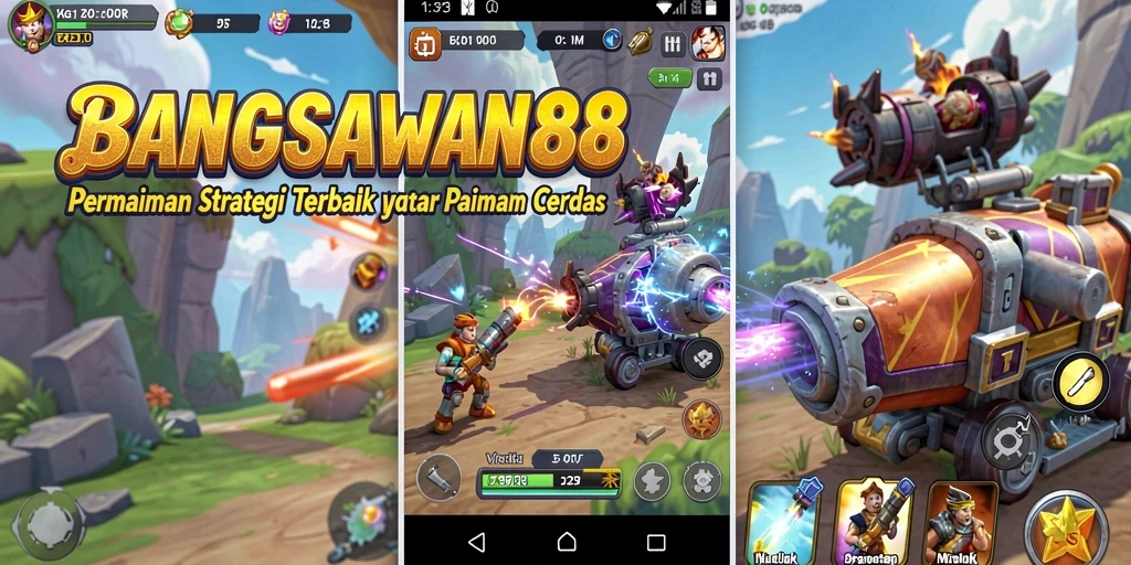Screenshot gameplay BANGSAWAN88 dengan aksi strategi yang intens.