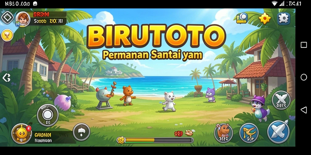Tampilan menarik dari gameplay BIRUTOTO yang menghibur.