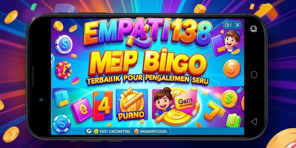 Screenshot utama yang menampilkan gameplay menyerupai Bingo yang seru.