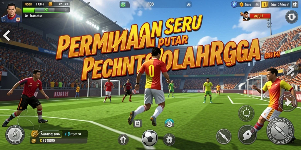 Tampilan gameplay seru di F08 yang menonjolkan aksi olahraga.