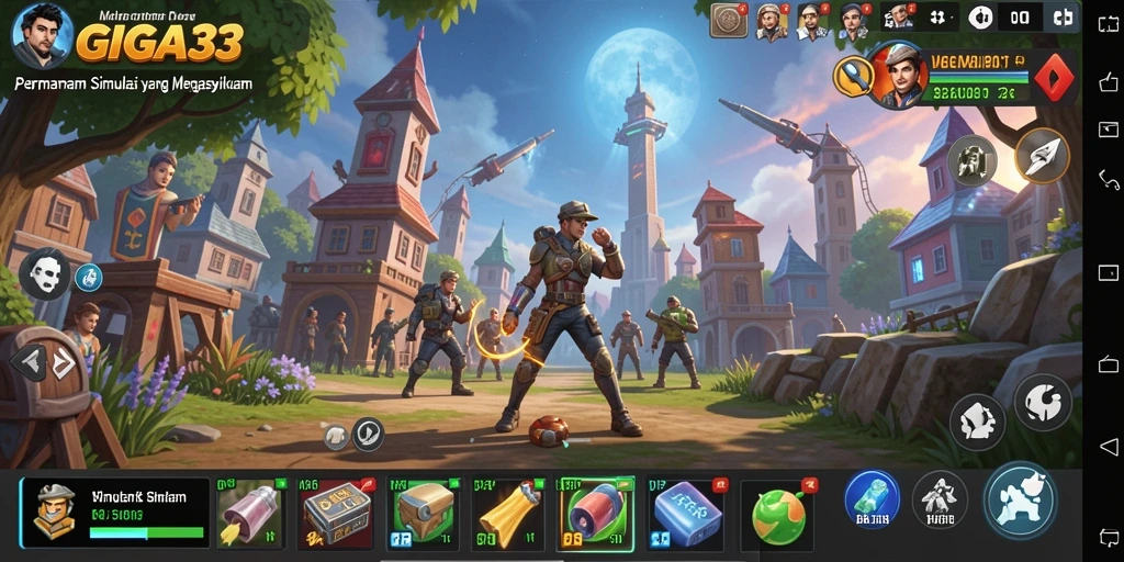 Gameplay menarik GIGA33 dengan grafis realistis dan interaksi mendalam.