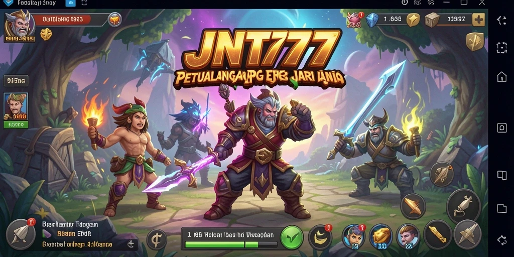 Screenshot gameplay JNT777 menampilkan aksi pertempuran yang mendebarkan.