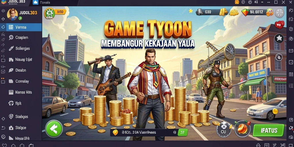 Tampilan gameplay utama JUDOL303 yang menarik dan interaktif.