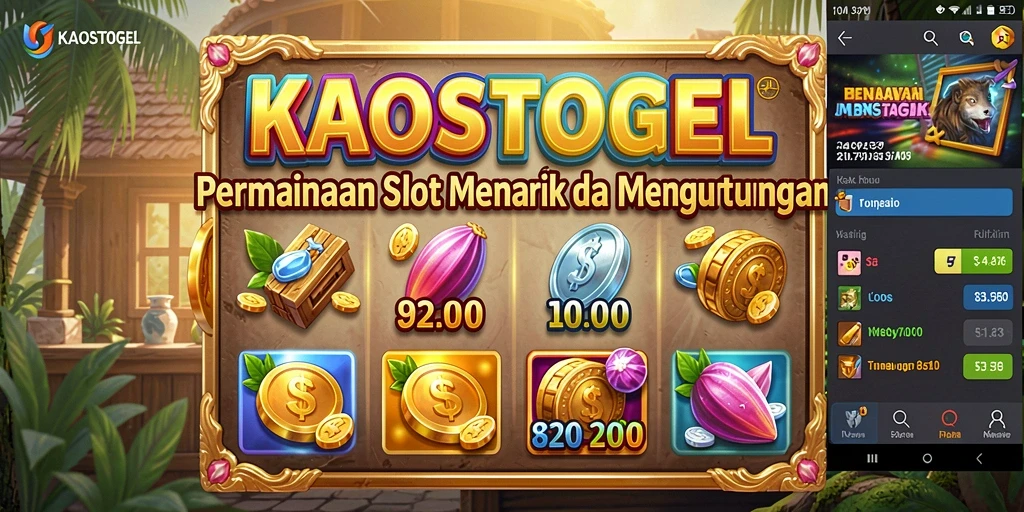 Screenshot KAOSTOGEL menampilkan gameplay Slot yang seru dan menantang.