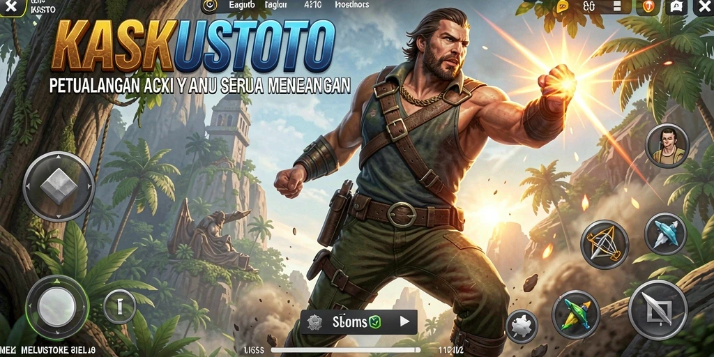 Tampilan gameplay KASKUSTOTO yang penuh aksi.
