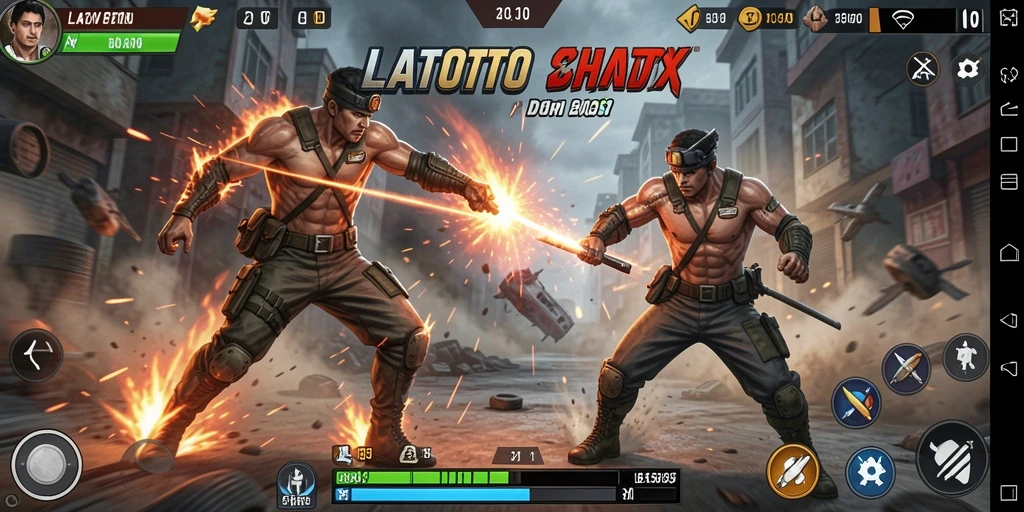 Tangkapan layar gameplay LATOTO dengan aksi seru dan karakter menarik.