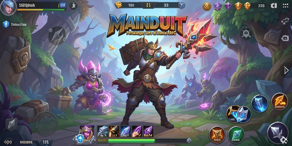 Gameplay ARPG yang seru dan mendebarkan dari MAINDUIT.
