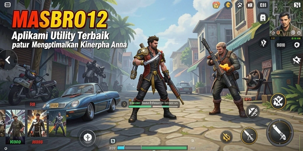 Tampilan antarmuka MASBRO12 yang modern dan fungsional.