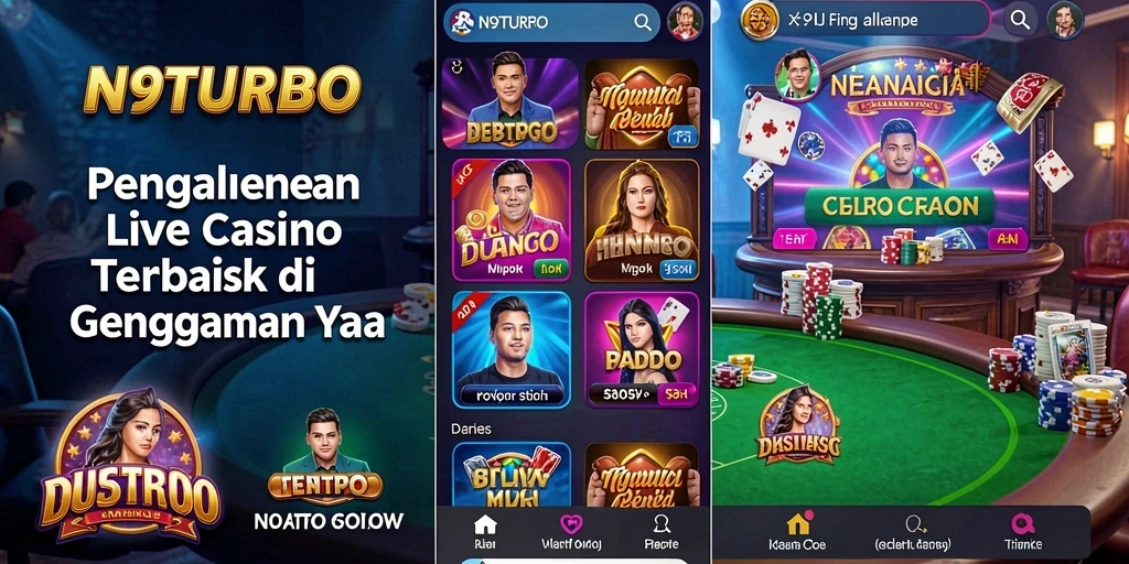 Gameplay mendebarkan di aplikasi Live Casino N9TURBO.