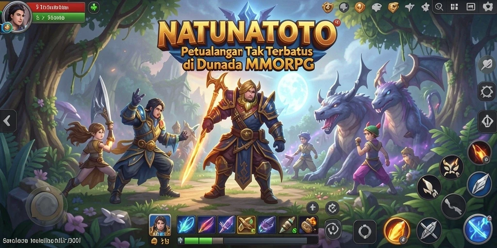 Tampilan gameplay NATUNATOTO yang memukau dan penuh aksi.