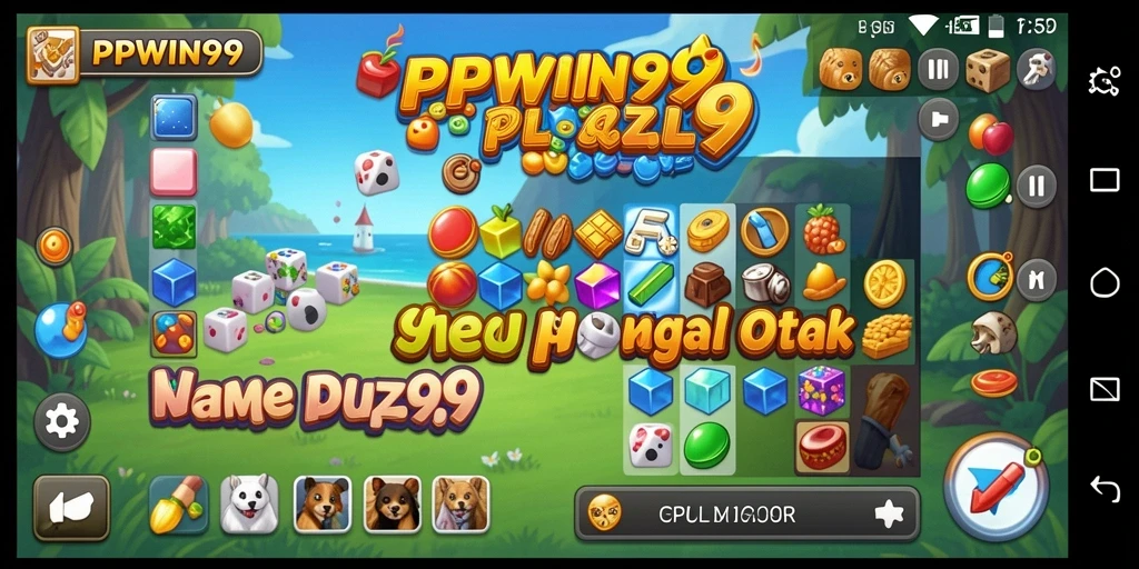 Screenshot gameplay PPWIN99 menunjukkan tantangan puzzle yang menyenangkan.