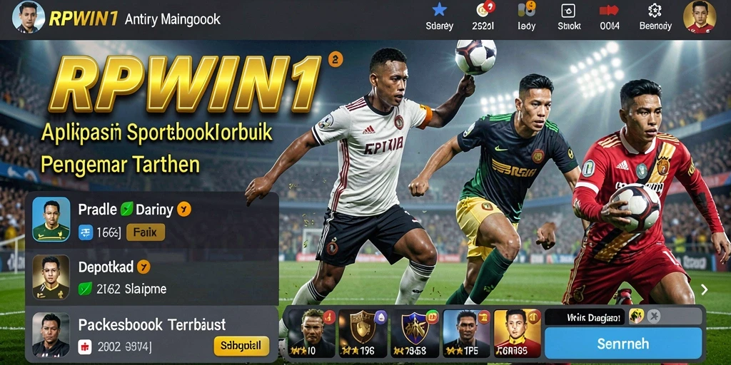 Tampilan gameplay menarik RPWIN1 dalam taruhan olahraga.