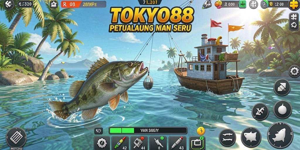 Gameplay memancing yang seru di TOKYO88 dengan grafis memukau.